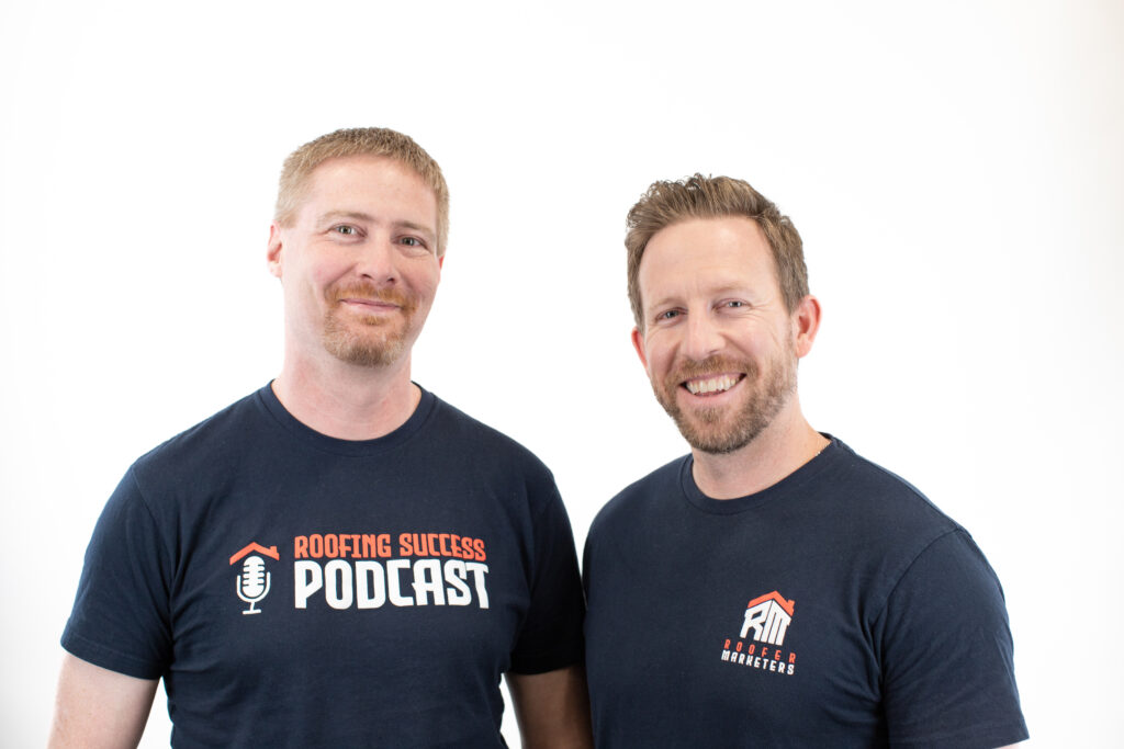 Brian and Jim, the founders of Roofer Marketers